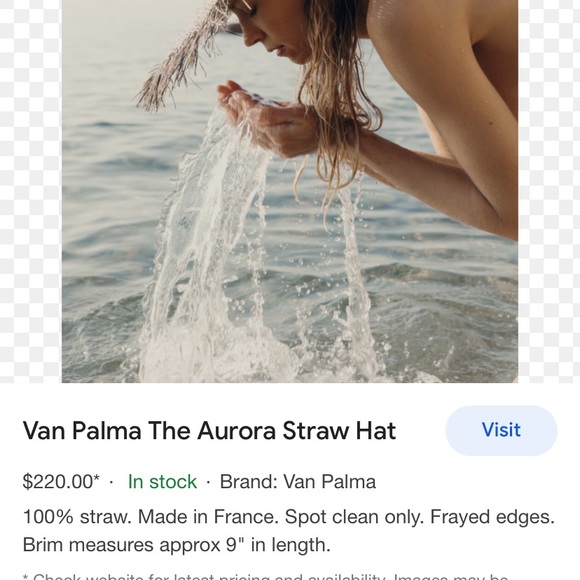 Anthropologie Van Palma aurora hat new with tags size medium - Picture 5 of 13